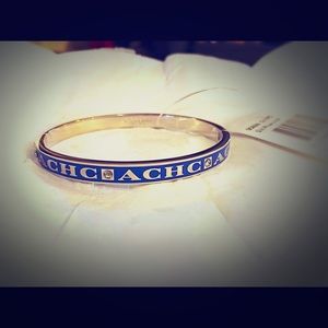 COACH ID Bracelet Blue & Silver